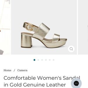 Aerosoles women’s gold sandals